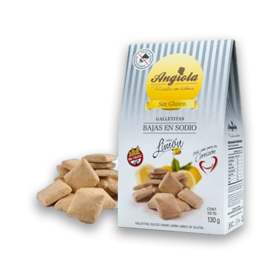 ANGIOLA GALLETITAS LIMON B.SODIO SIN TACC X 130 G